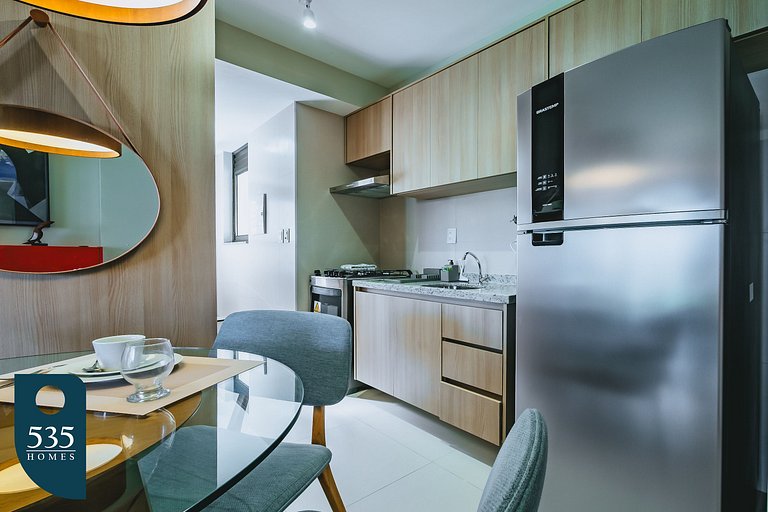Apartamento em condomínio moderno no Itaigara