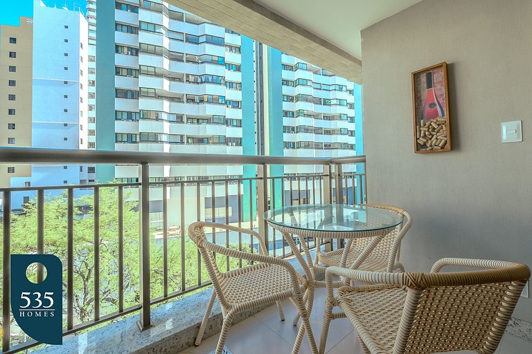 Apartment in a modern condominium in Itaigara