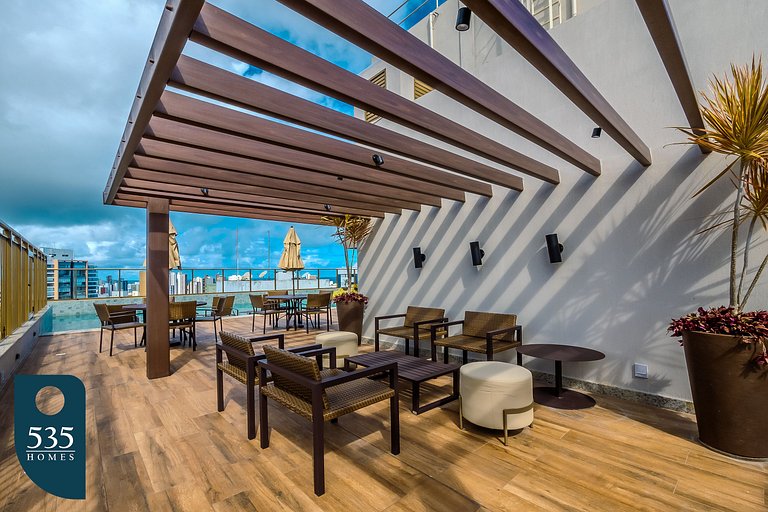 Apartment in a modern condominium in Itaigara