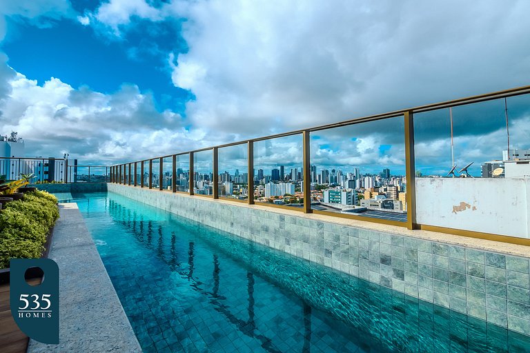 Apartamento em condomínio moderno no Itaigara