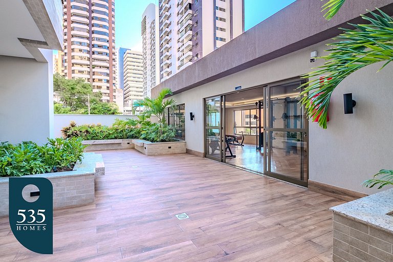 Apartment in a modern condominium in Itaigara