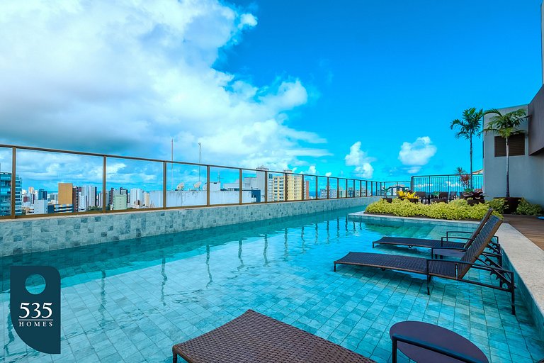 Apartment in a modern condominium in Itaigara