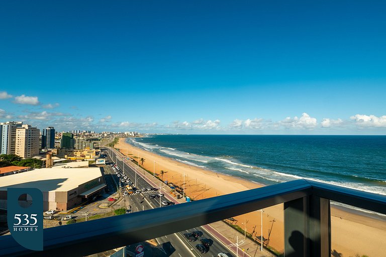 Estadia Moderna em condomínio beira-mar