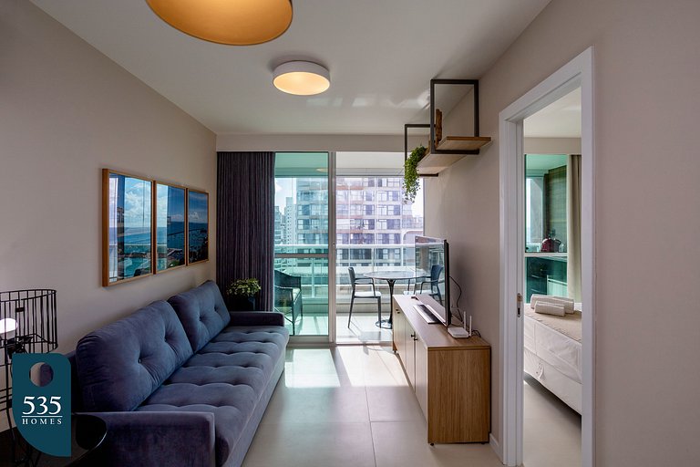 Apartment in Barra 200m from Farol da Barra