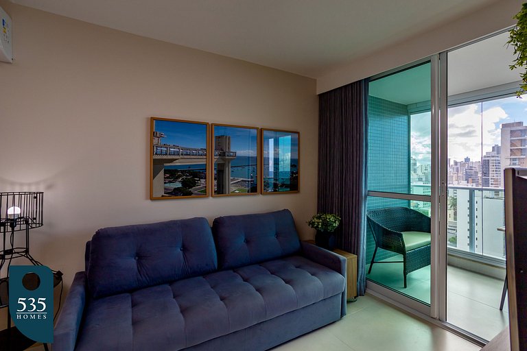 Apartment in Barra 200m from Farol da Barra