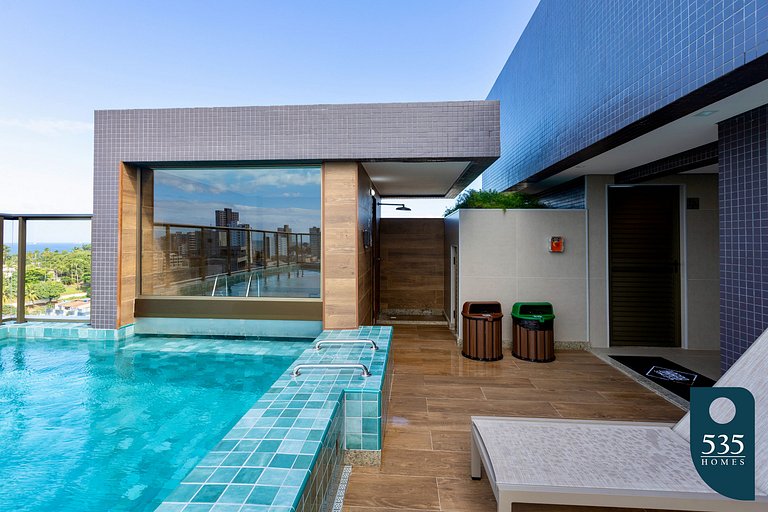 Condo with Pool and Sauna in the Heart of Barra