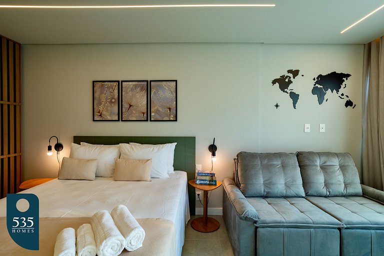 Studio Moderno Próximo ao Mar de Salvador