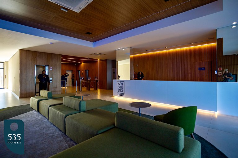 Studio Moderno Próximo ao Mar de Salvador