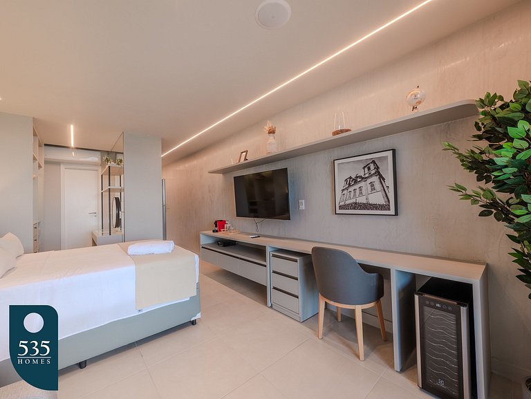 Comfortable Studio with Ocean View in Armação