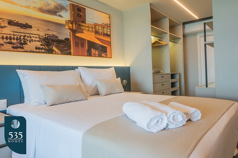 Comfortable Studio with Ocean View in Armação