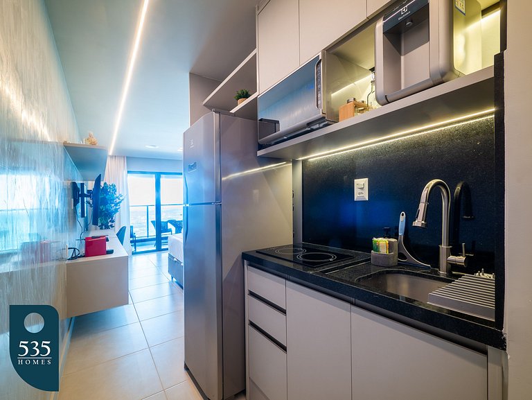 Comfortable Studio with Ocean View in Armação