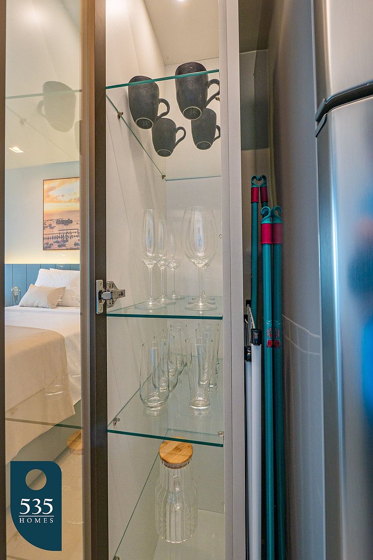 Comfortable Studio with Ocean View in Armação