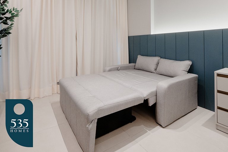 Comfortable Studio with Ocean View in Armação