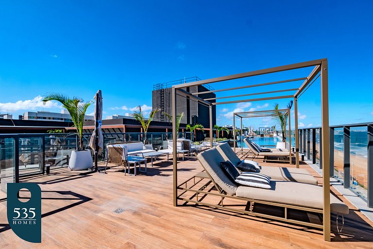 Comfortable Studio with Ocean View in Armação
