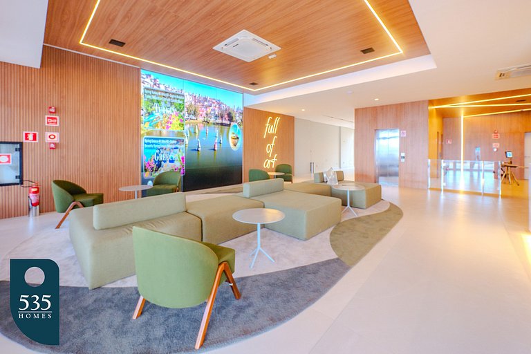 Comfortable Studio with Ocean View in Armação