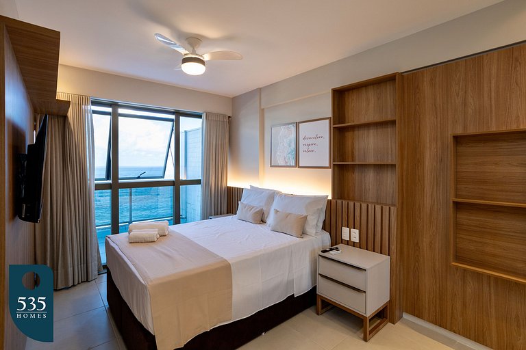 Fully Equipped 2 Bedroom with Ocean View in Barra