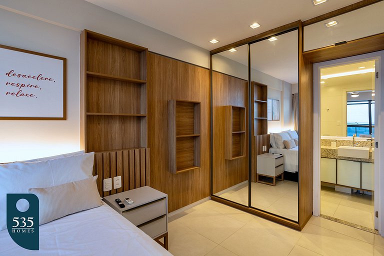 Fully Equipped 2 Bedroom with Ocean View in Barra
