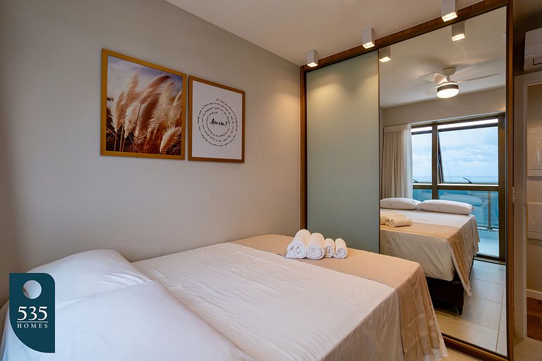 Fully Equipped 2 Bedroom with Ocean View in Barra