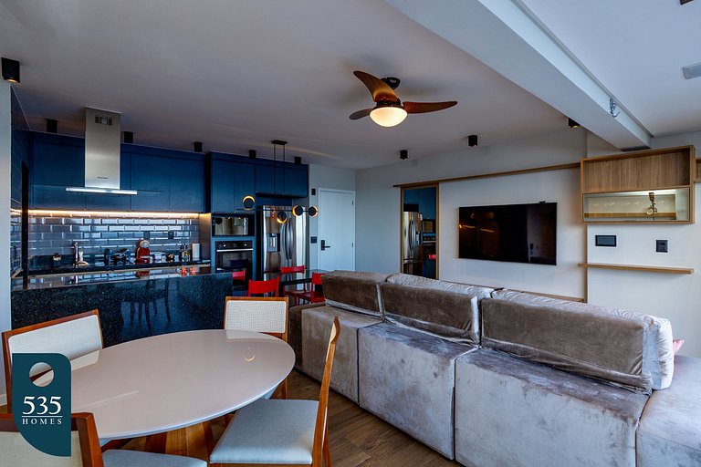 Fully Equipped 2 Bedroom with Ocean View in Barra