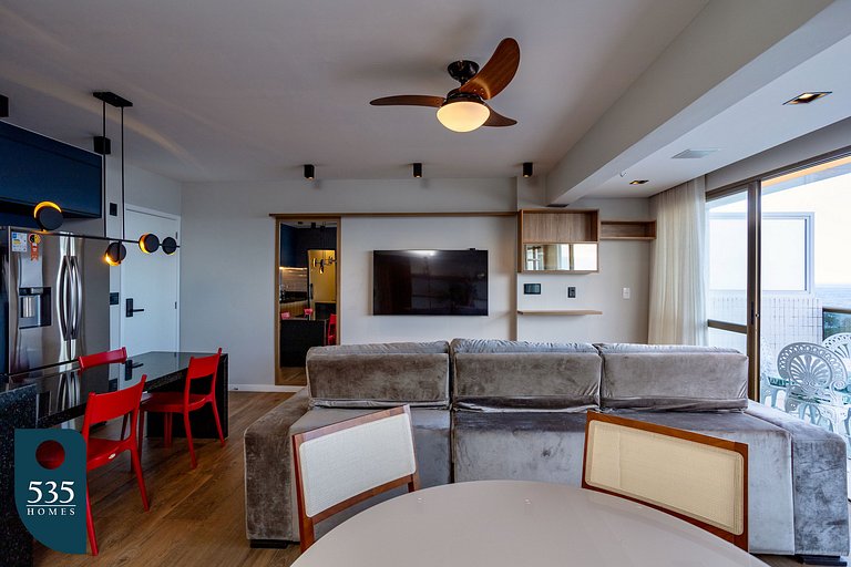Fully Equipped 2 Bedroom with Ocean View in Barra