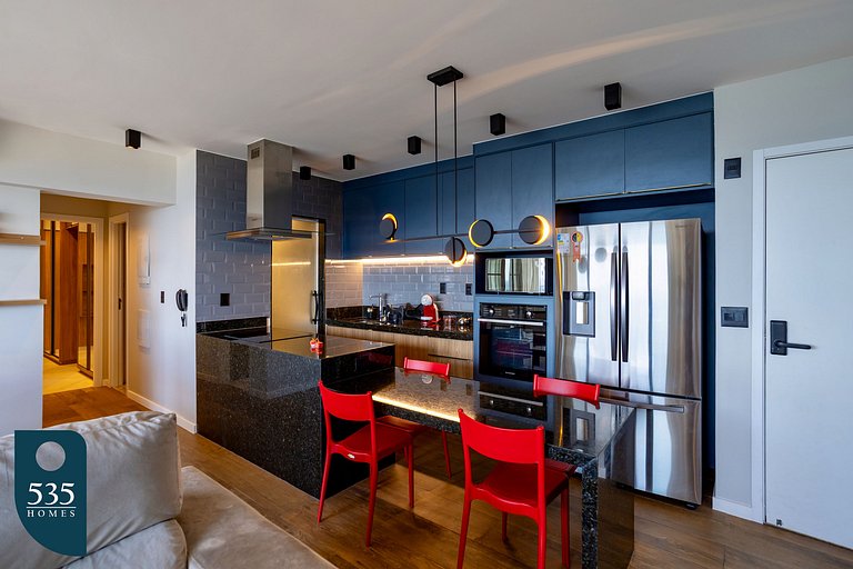 Fully Equipped 2 Bedroom with Ocean View in Barra