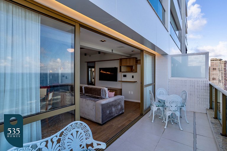 Fully Equipped 2 Bedroom with Ocean View in Barra