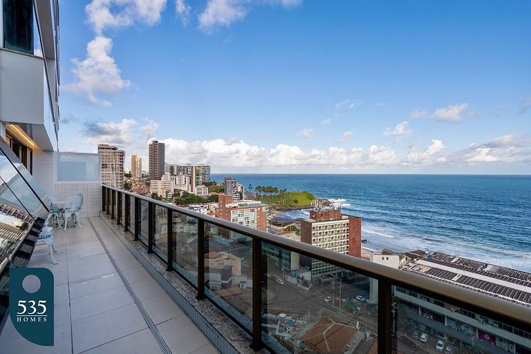 Fully Equipped 2 Bedroom with Ocean View in Barra