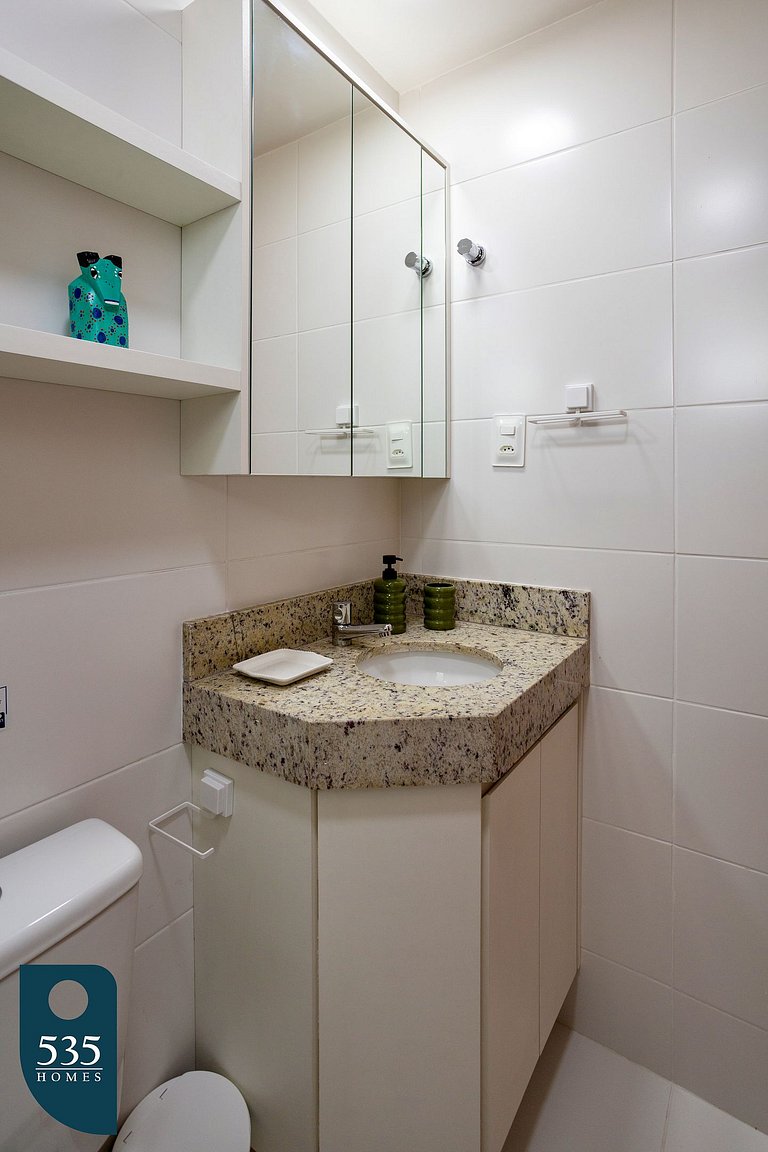 Studio moderno em bairro nobre próximo ao Shopping