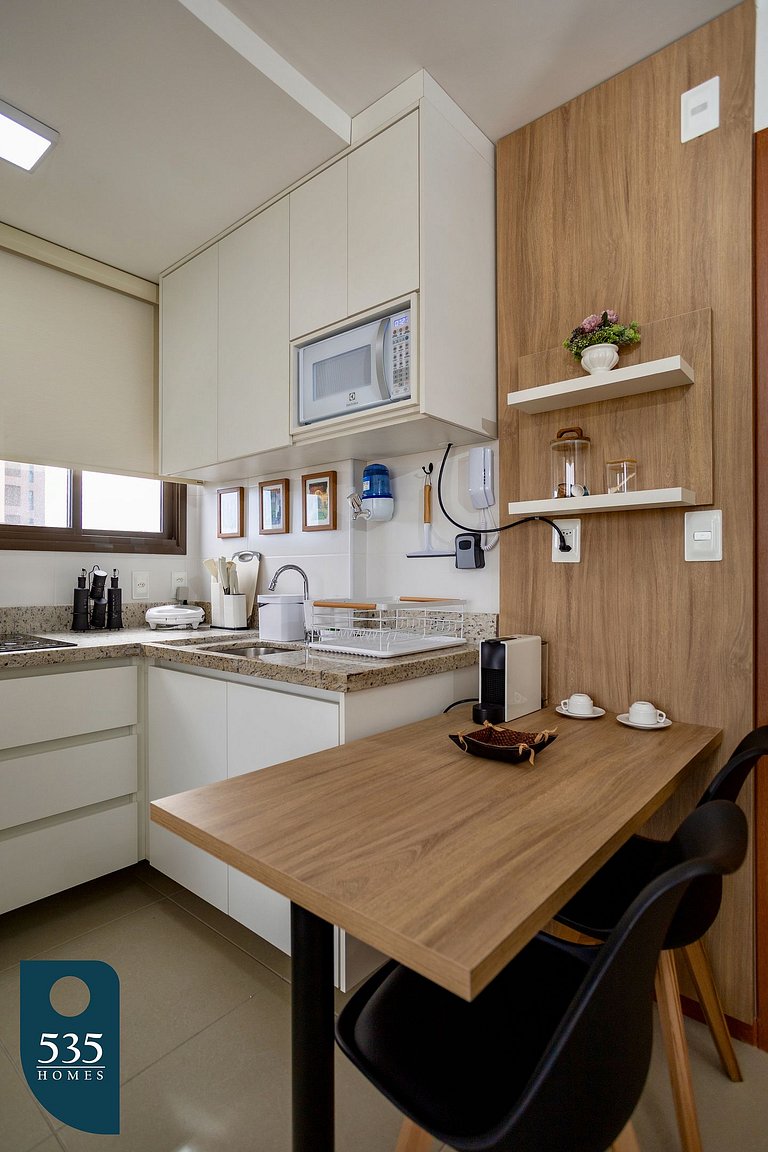 Studio moderno em bairro nobre próximo ao Shopping
