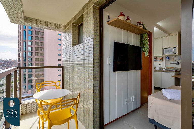 Studio moderno em bairro nobre próximo ao Shopping