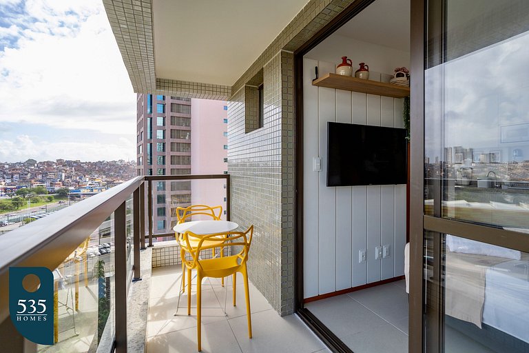 Studio moderno em bairro nobre próximo ao Shopping