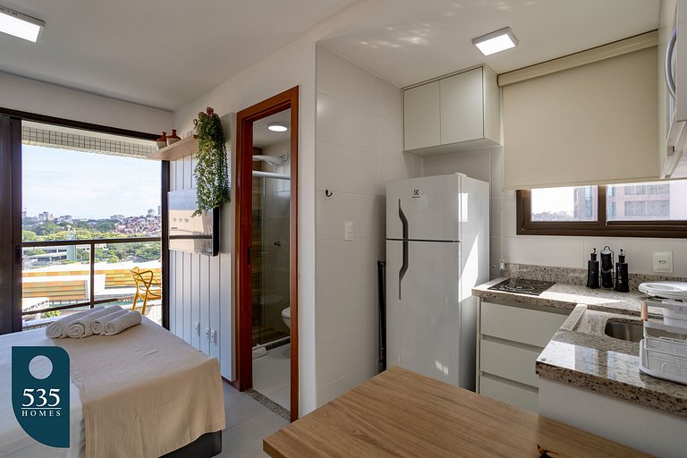 Studio moderno em bairro nobre próximo ao Shopping