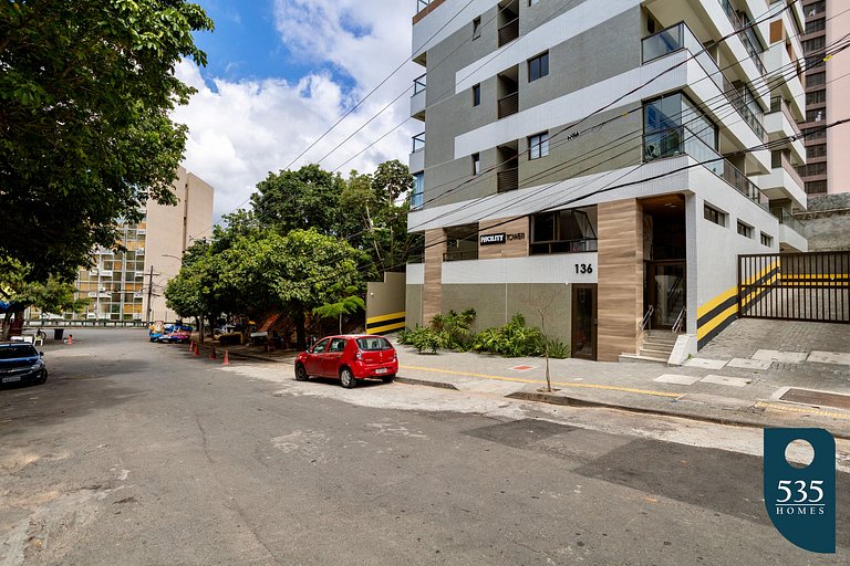 Studio moderno em bairro nobre próximo ao Shopping