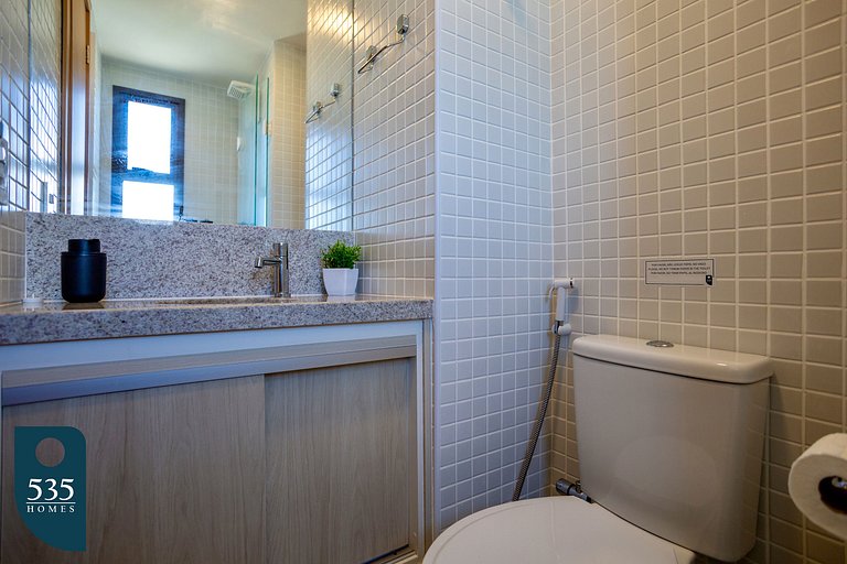 Apartamento 2Quartos Vista Mar na Orla de Salvador