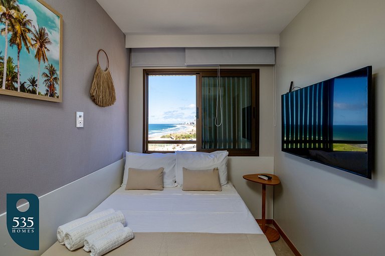 Apartamento 2Quartos Vista Mar na Orla de Salvador