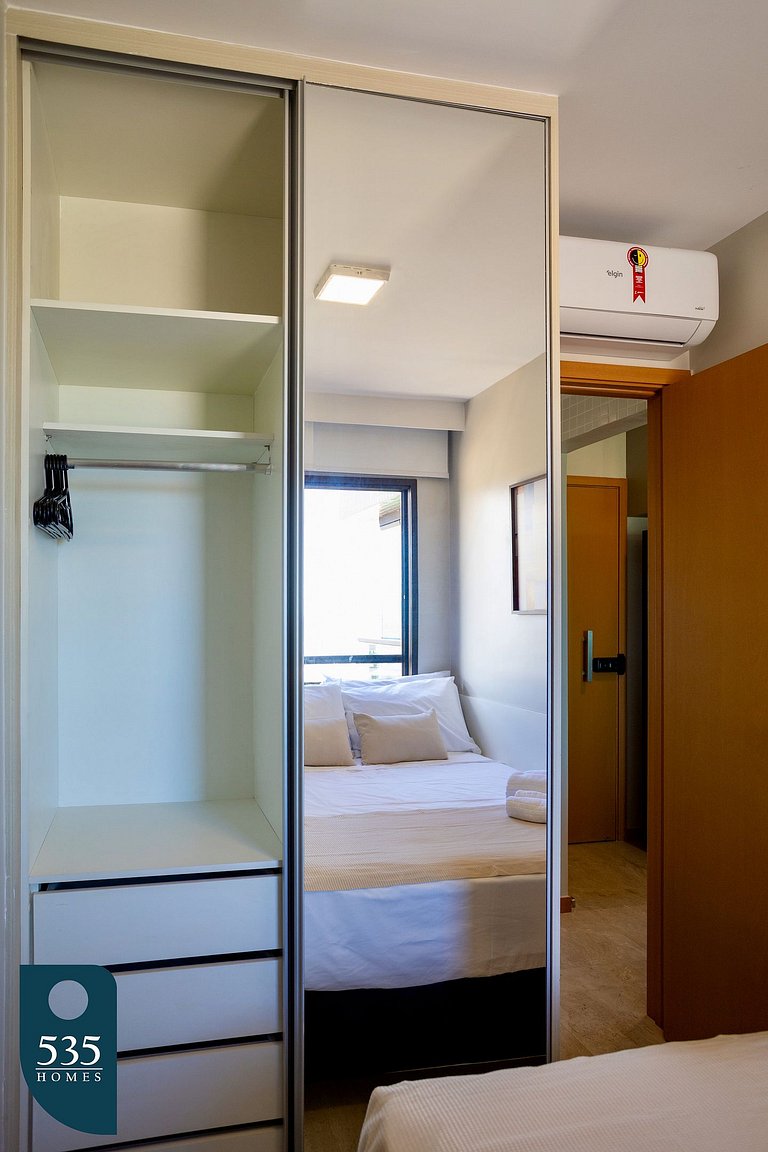 Apartamento 2Quartos Vista Mar na Orla de Salvador