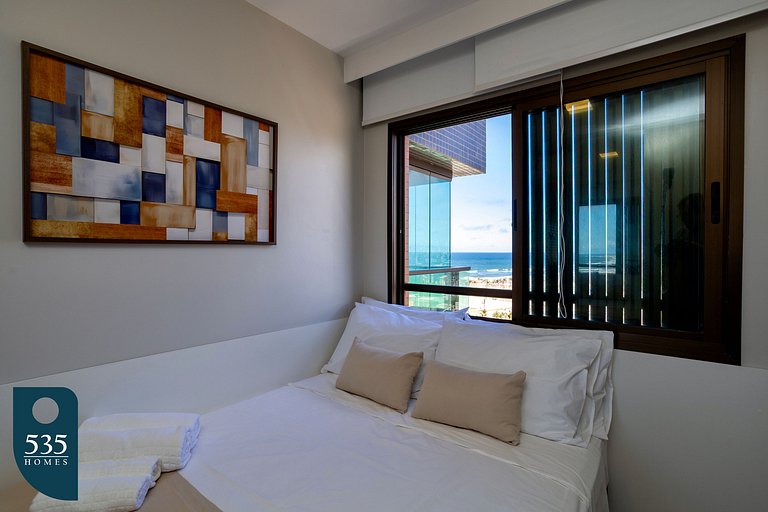 Apartamento 2Quartos Vista Mar na Orla de Salvador