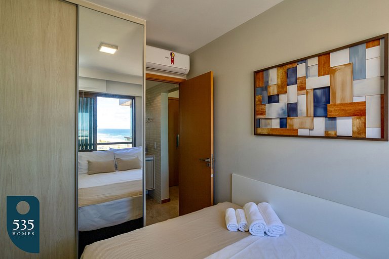 Apartamento 2Quartos Vista Mar na Orla de Salvador