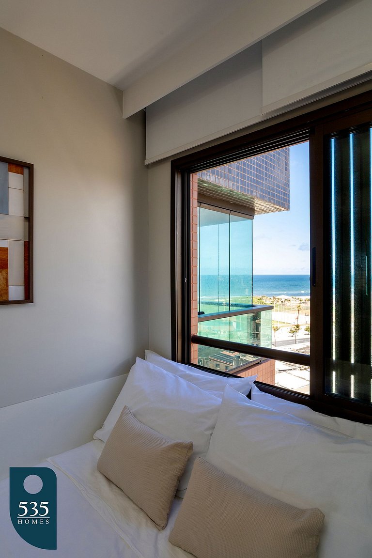 Apartamento 2Quartos Vista Mar na Orla de Salvador