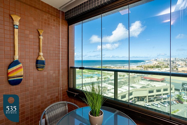 Apartamento 2Quartos Vista Mar na Orla de Salvador