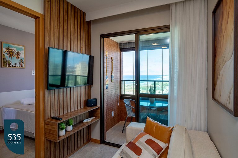Apartamento 2Quartos Vista Mar na Orla de Salvador