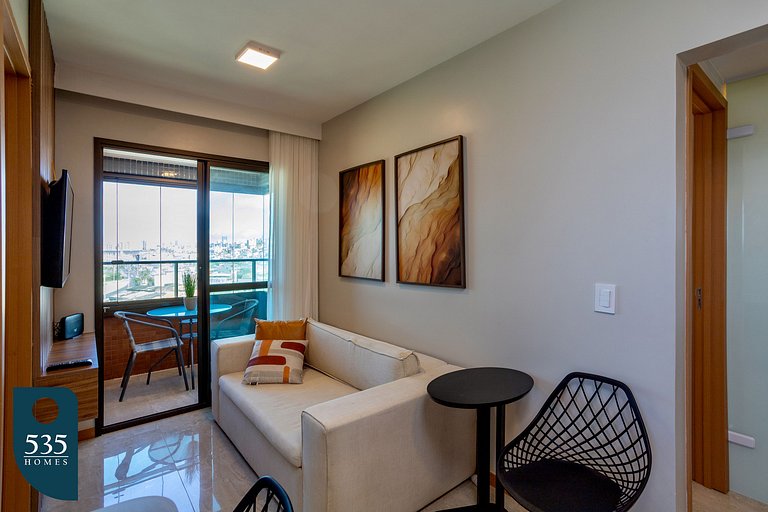 Sea View 2Bedroom Apartment on Salvador’s Shore