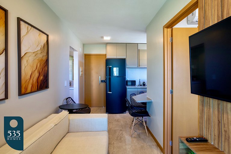 Apartamento 2Quartos Vista Mar na Orla de Salvador