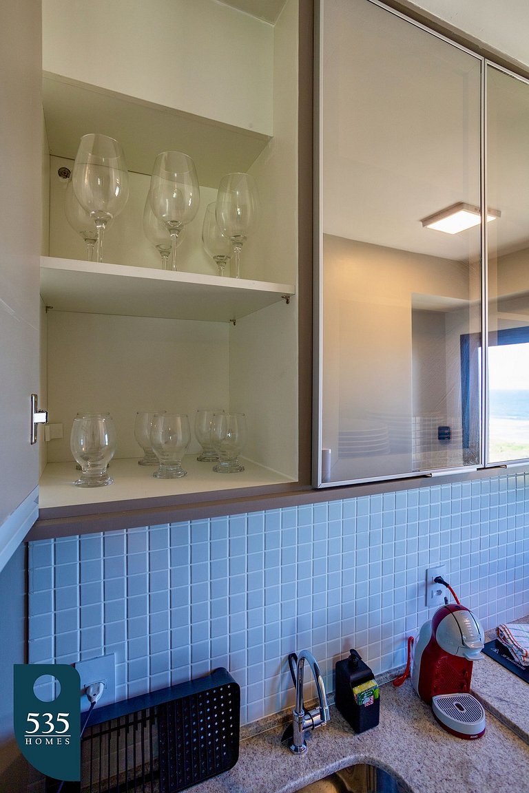 Apartamento 2Quartos Vista Mar na Orla de Salvador