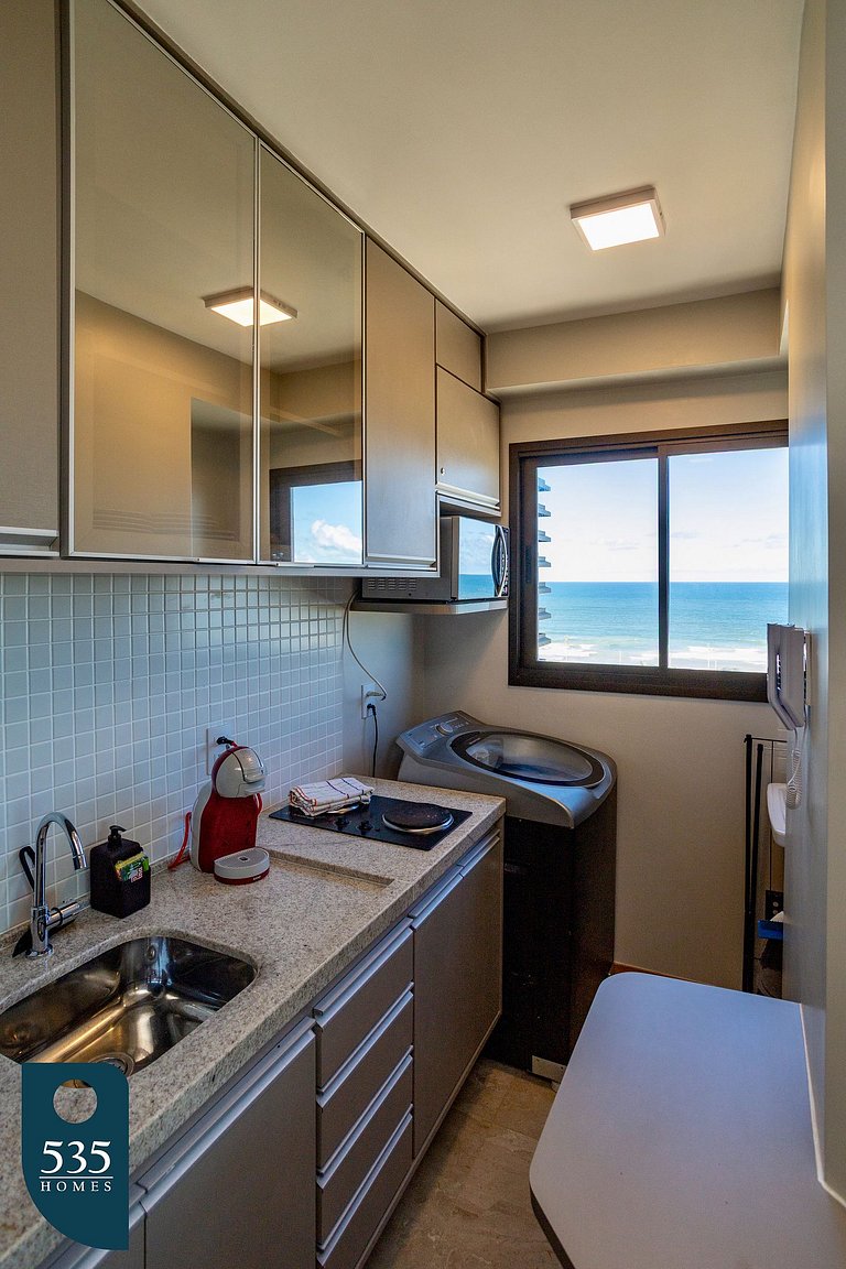 Apartamento 2Quartos Vista Mar na Orla de Salvador