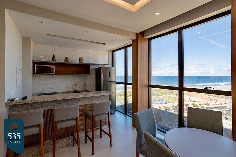 Apartamento 2Quartos Vista Mar na Orla de Salvador