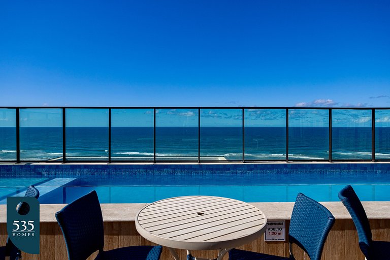 Apartamento 2Quartos Vista Mar na Orla de Salvador