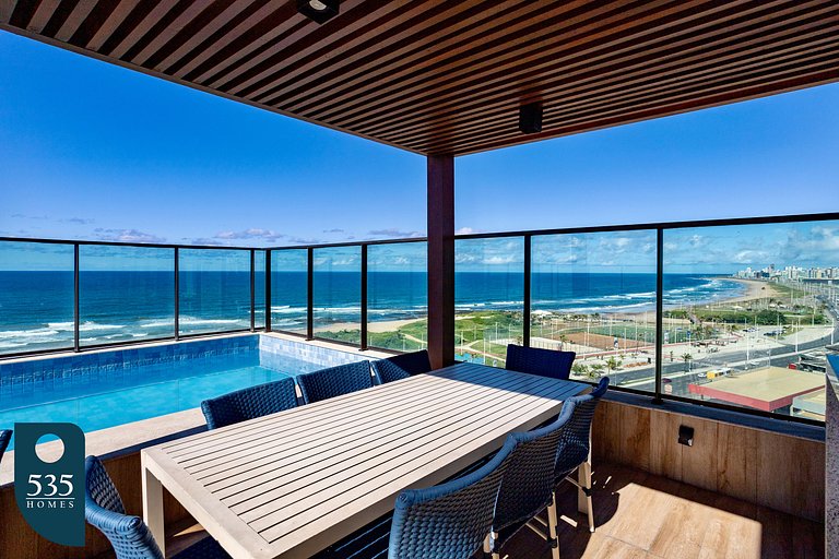 Sea View 2Bedroom Apartment on Salvador’s Shore