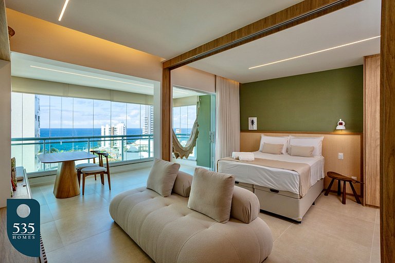 Stay at the ocean view in Morro Ipiranga Salvador