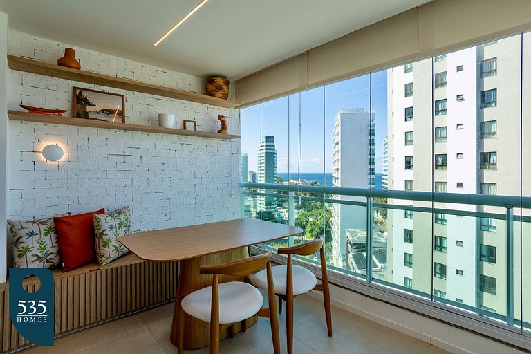 Stay at the ocean view in Morro Ipiranga Salvador